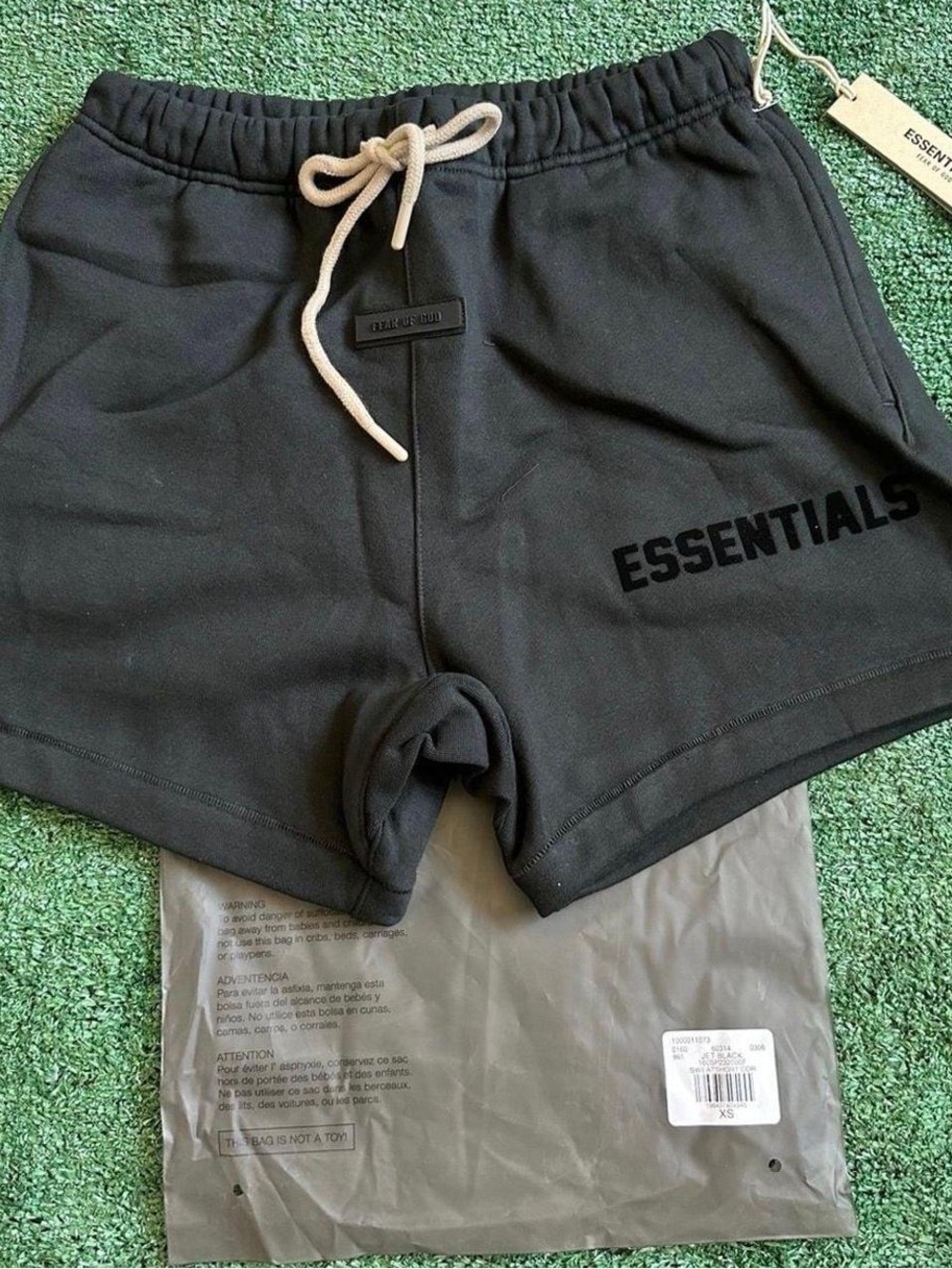 Fear Of God Essentials Jet Black SS23 Short
